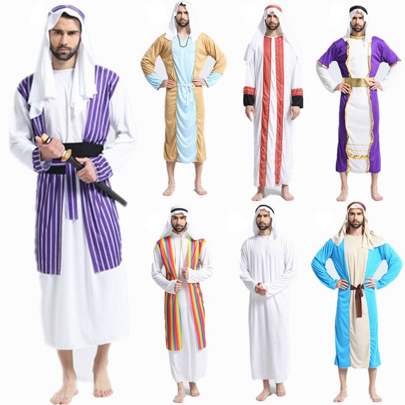 esconder inflación Suave Disfraz De Hombre Árabe Traje De Oriente Medio Robe Ropa Para Adultos  Disfraces De Halloween Carnaval Cosplay Disfraces Decoración Del Partido De  21,98 € | DHgate