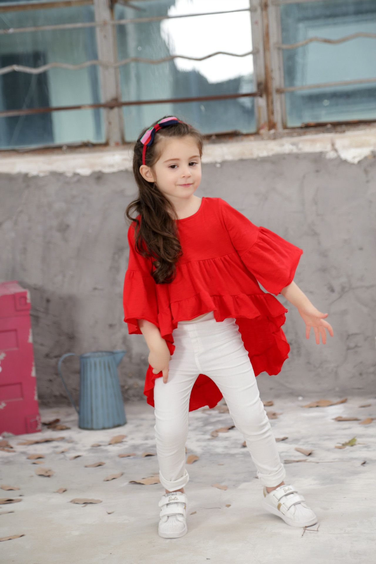 baby girl red shirt