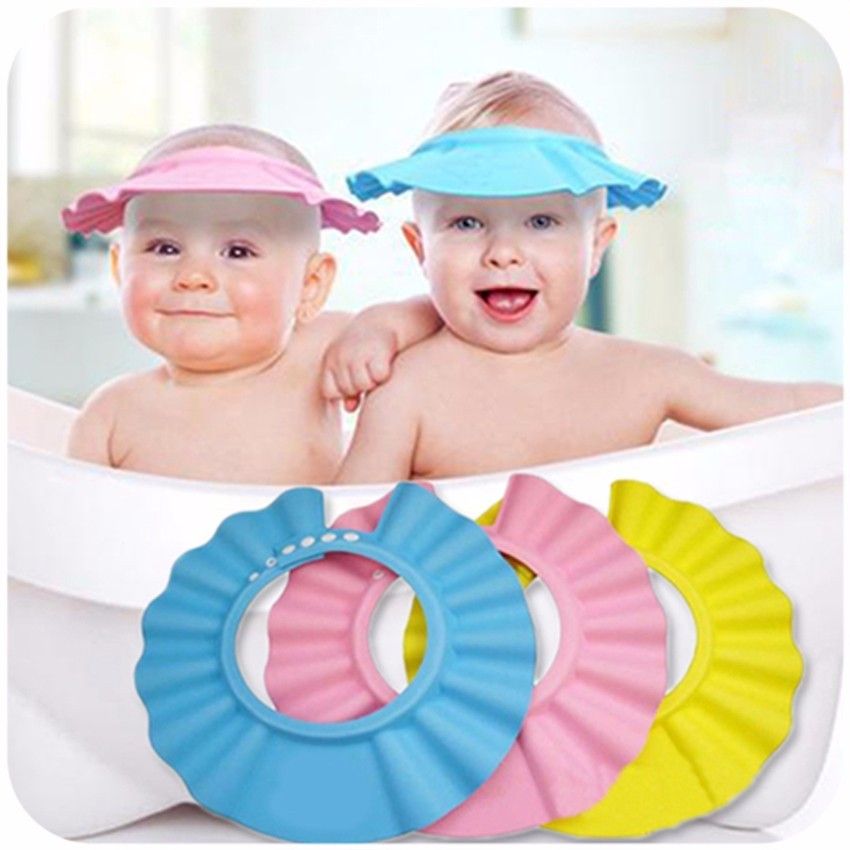 Ducha Para Niños Gorro De Baño Bebé Champú Baño Cap Wash Sombrero De Protección Para El Cabello Sombrero Gorro De Ducha De 8,13 € | DHgate