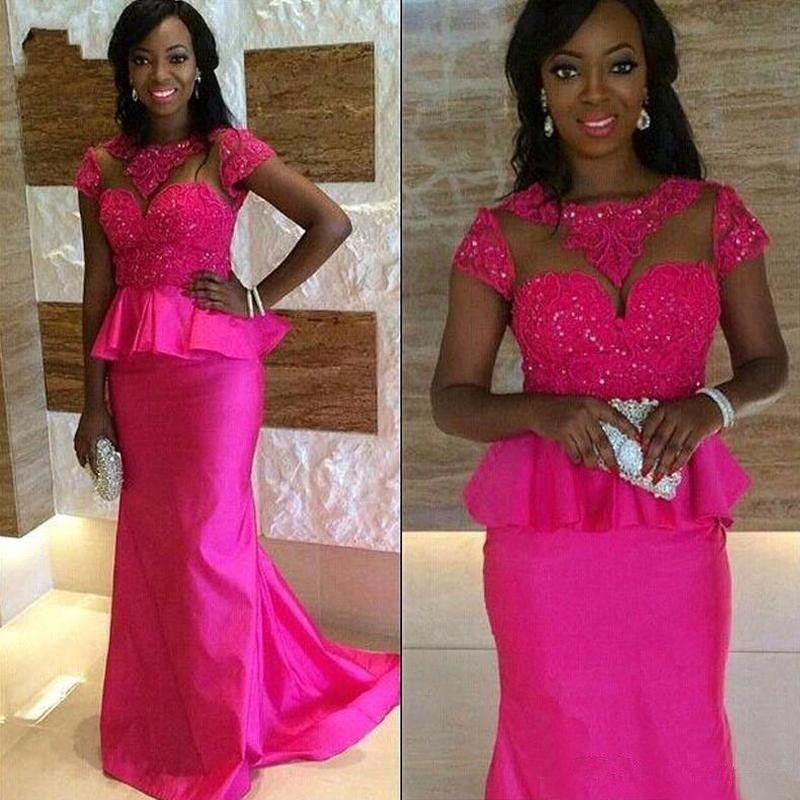hot pink mother of the bride dress