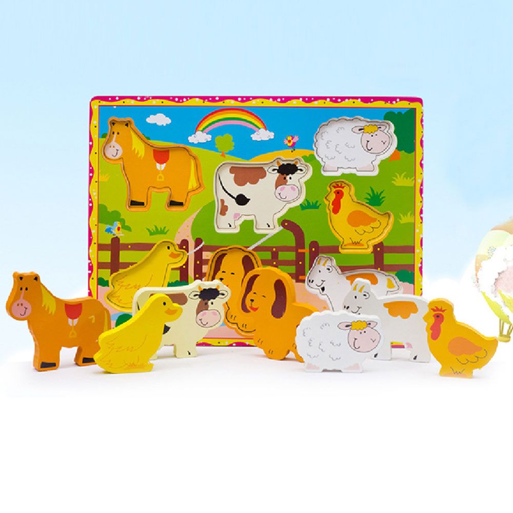 wooden chunky puzzle