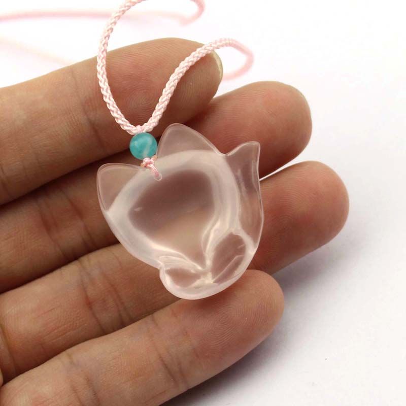 Natural Pink Rose Quartz Necklace Fox Pendant Stone Carved For Cute Woman Girl Football Party Favors Supplies From Zhoumingang 30 86 Dhgate Com - Pink Rose Quartz Pendant Natural Pink Rose Quartz Necklace Fox Pendant Stone Carved For Cute Woman Girl Football Party Favors Supplies From Zhoumingang 30 86 Dhgate Com - Pink Rose Quartz Pendant