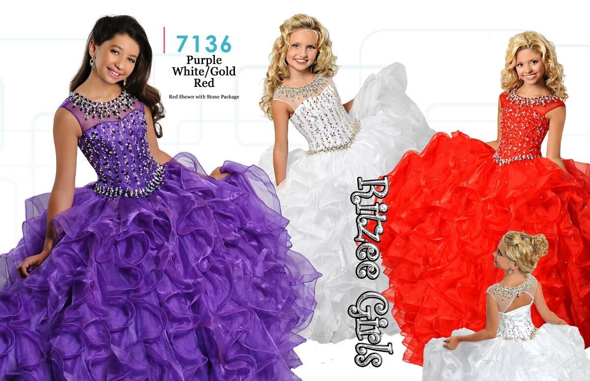 used girls pageant dresses