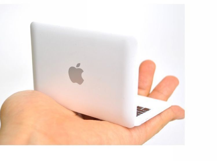 White And Silver Mini Laptops Mirror Laptop Portable Mini Mirror