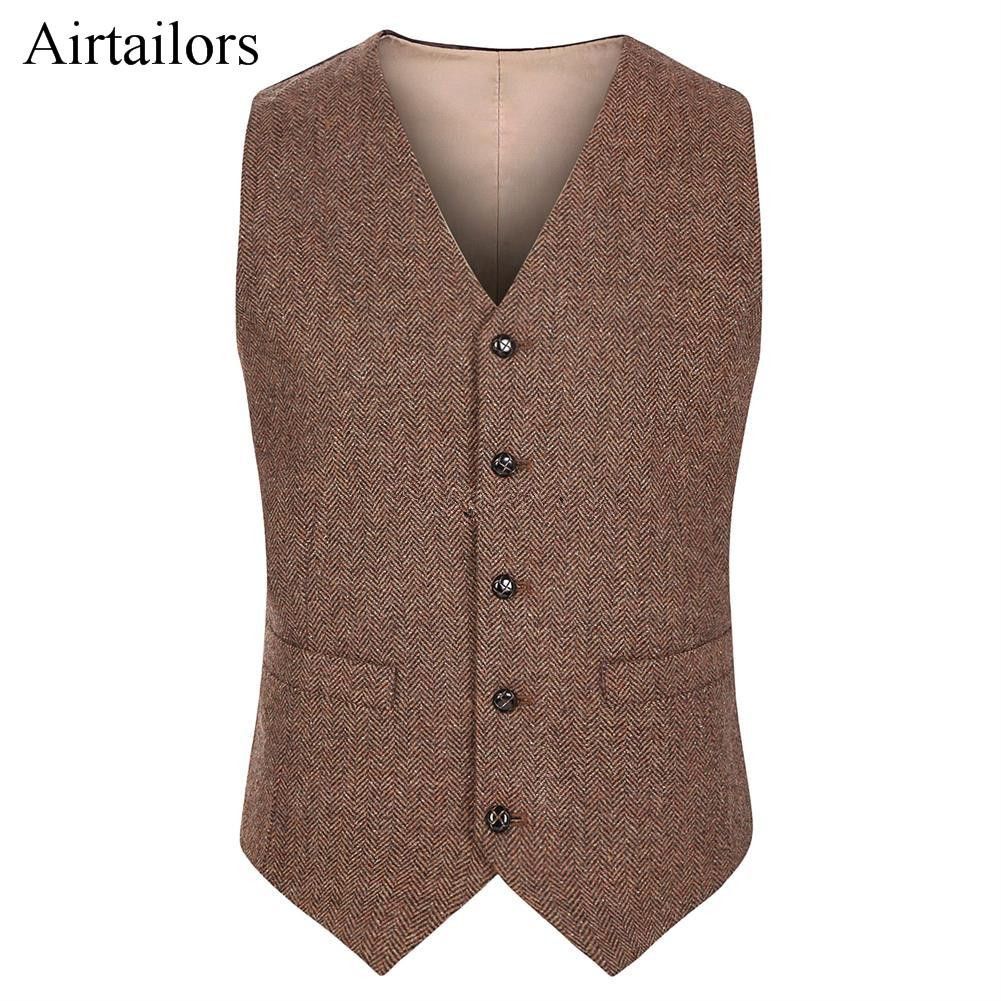 CW 40 Gris Mohair patrón formal boda chaleco
