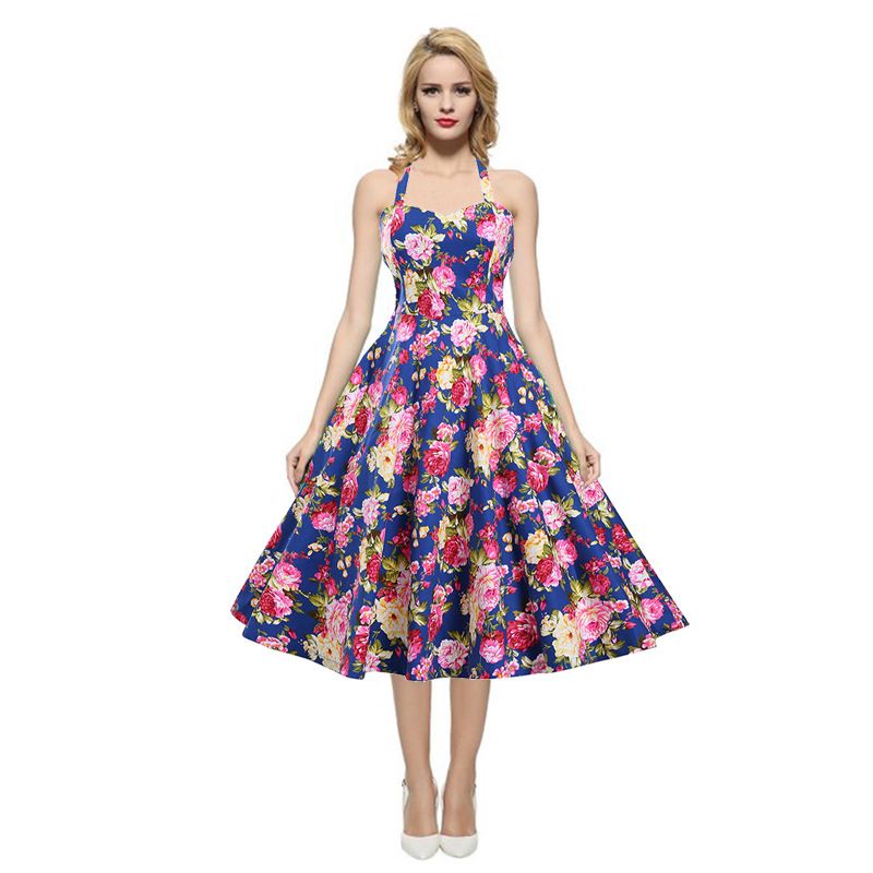 long rockabilly dresses