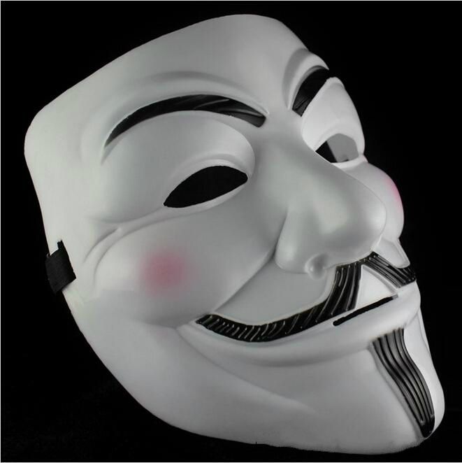 ANONYMOUS V FOR VENDETTA GUY FAWKES FANCY DRESS HALLOWEE FACE MASK UK SELLER 