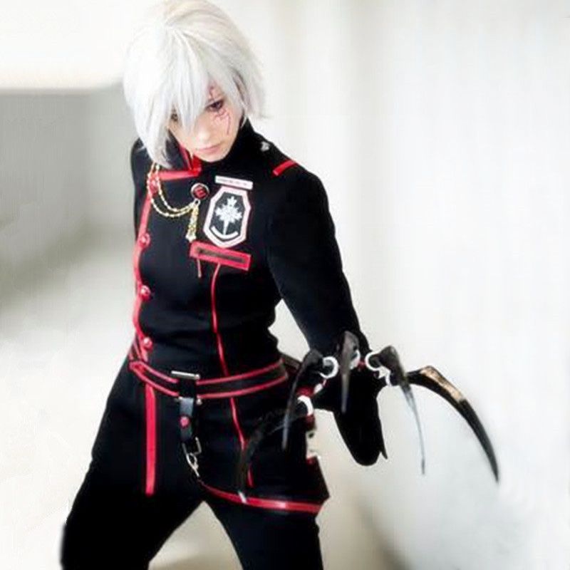 Allen Walker trajes de cosplay uniforme anime japonés D. Ropa de hombre gris Masquerade / Mardi Gras / Allen Walker trajes de cosplay uniforme anime japonés D. Ropa de hombre gris Masquerade / Mardi Gras /