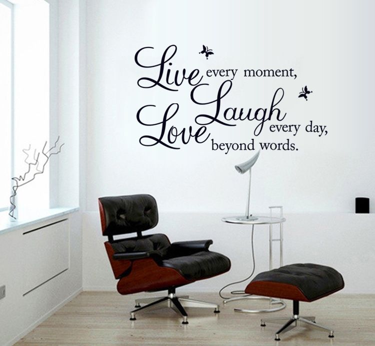 Removable Diy Live Laugh Love Vinyl Wall Art Sticker Inspirational