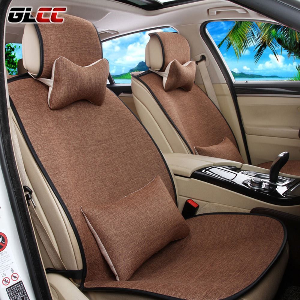 linen seat covers