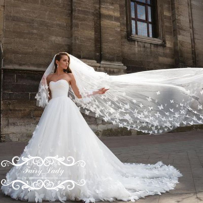 vestido de noiva de borboleta