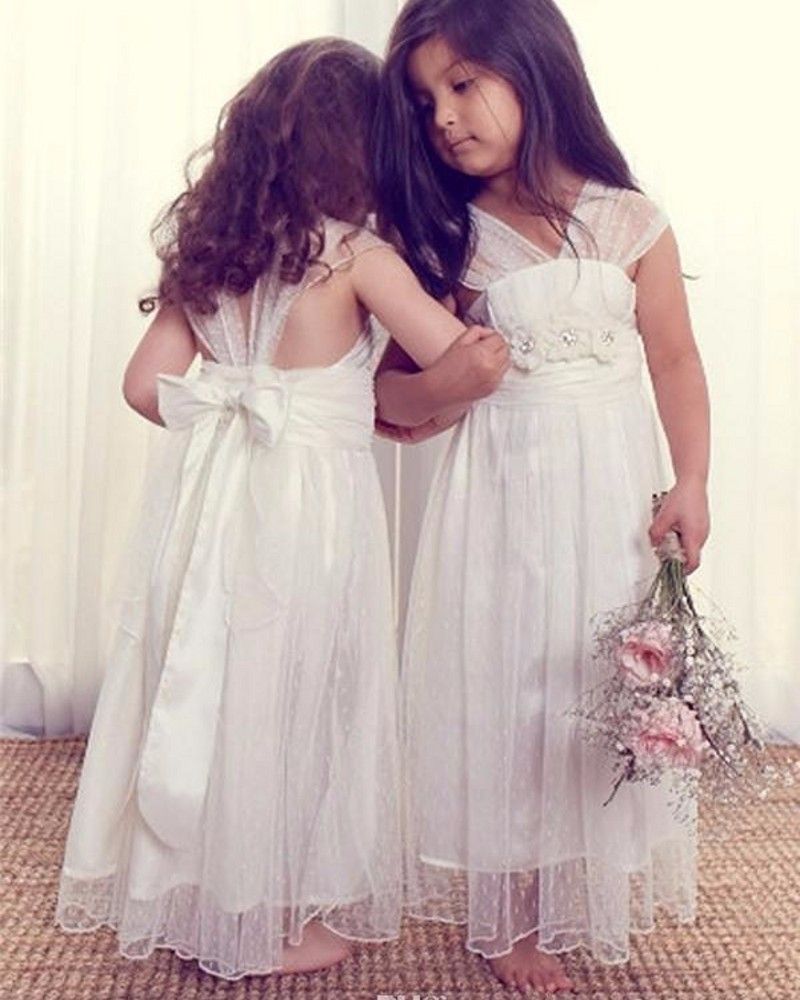 summer boho flower girl dresses