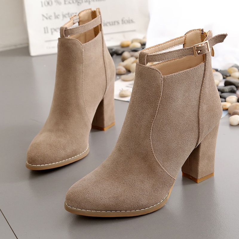 block heel boots for ladies