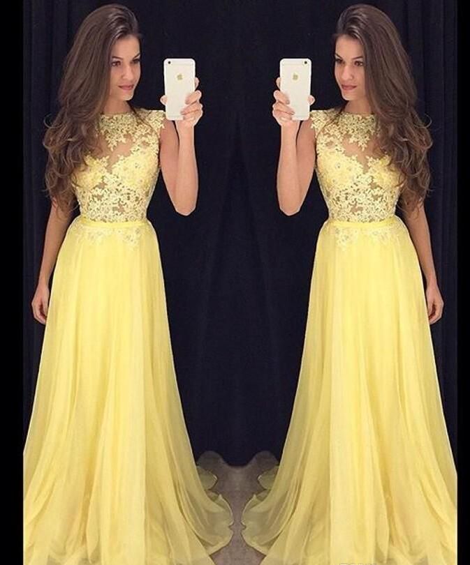 yellow fancy dresses
