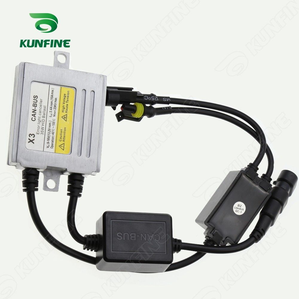 35W HID Conversion Kit CANBUS Ballast Error Light Canceller Replacement For Auto