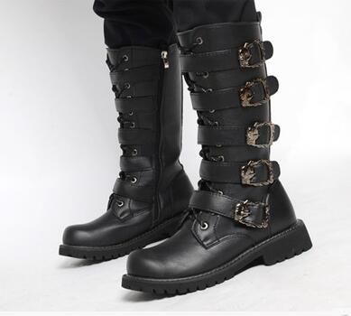 botas altas hombre