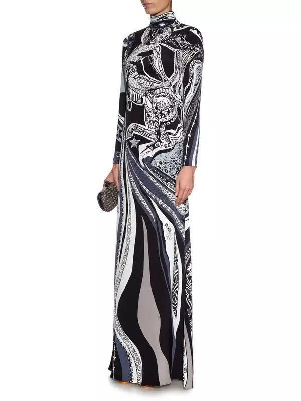 stretchable maxi dress