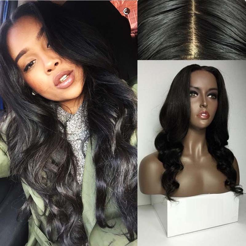 New Unprocessed Virgin Hair Full Lace Wig High Ponytail Long Body