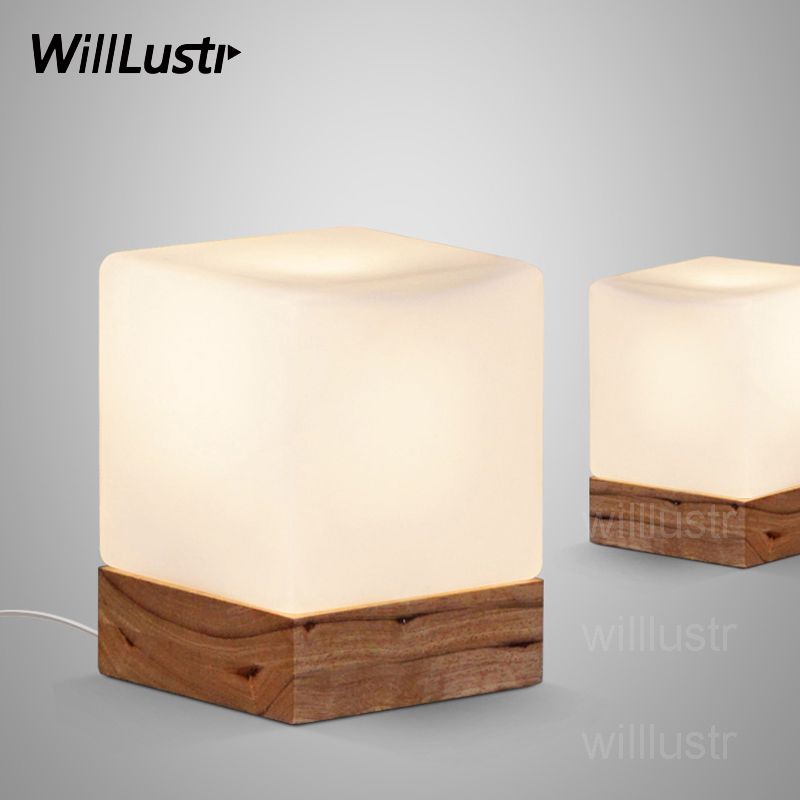 table lamp with frosted glass shade