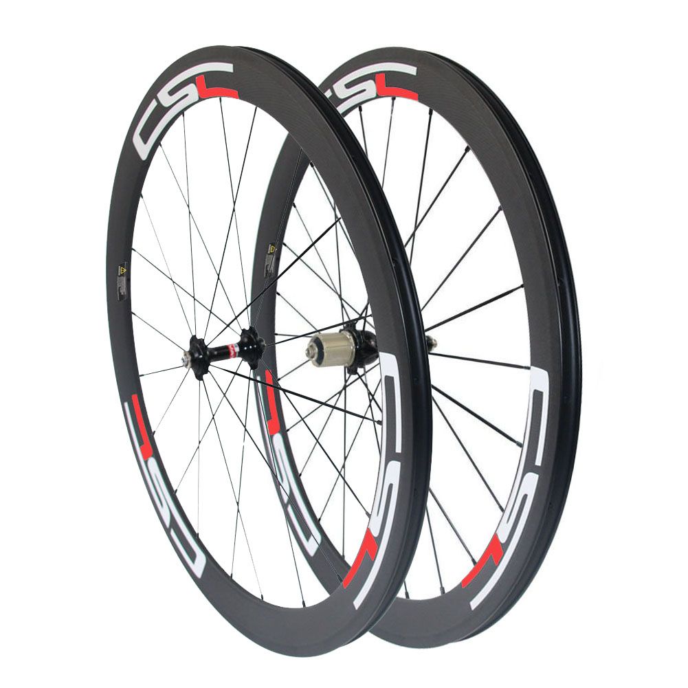 CSC 23mm width 50mm clincher 700c full carbon cyclocross road bike rims