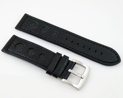 black leather strap for watch