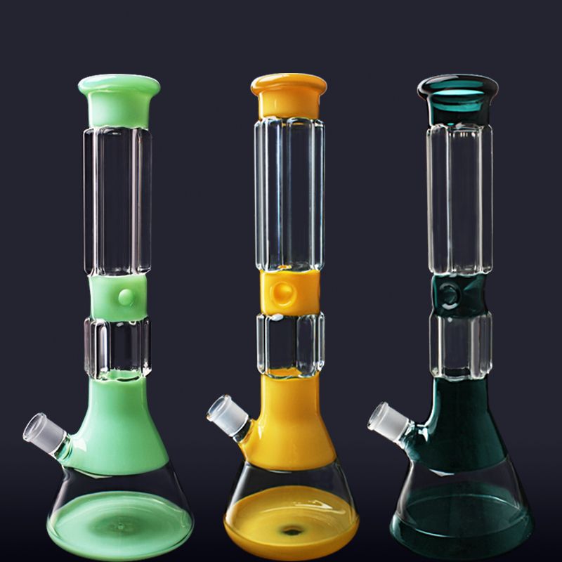 2021 NEW Tornadoc Cyclone Water Pipe W Turbine Perc Water Pipe Glass