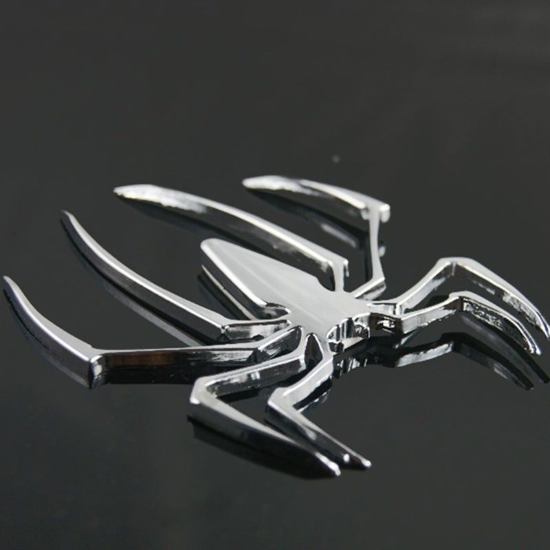 1x Plata U Oro Coche Camión 3D Spider Insignia de la etiqueta engomada del cromo logo emblema Calcomanía 