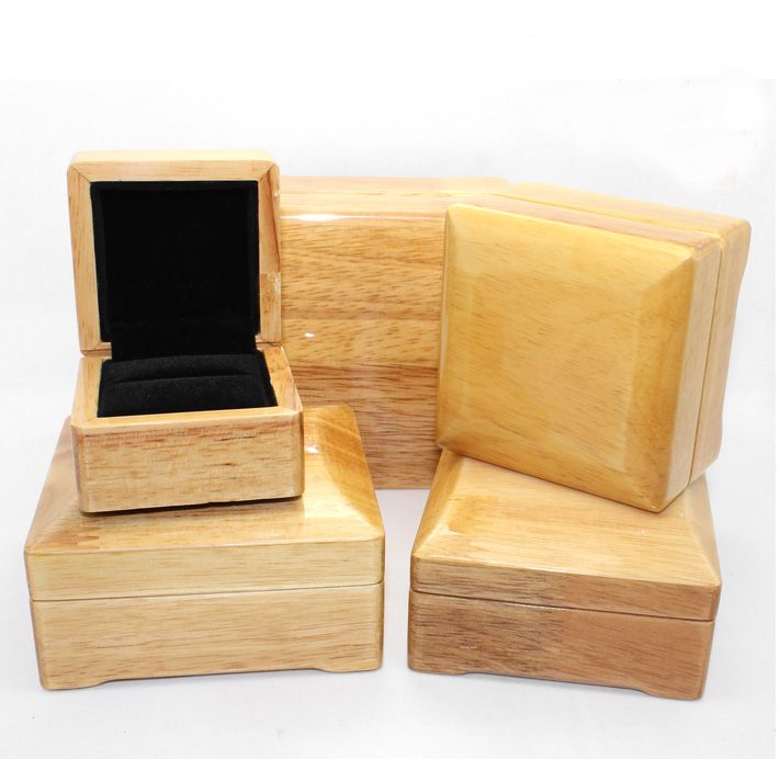 wooden earring box