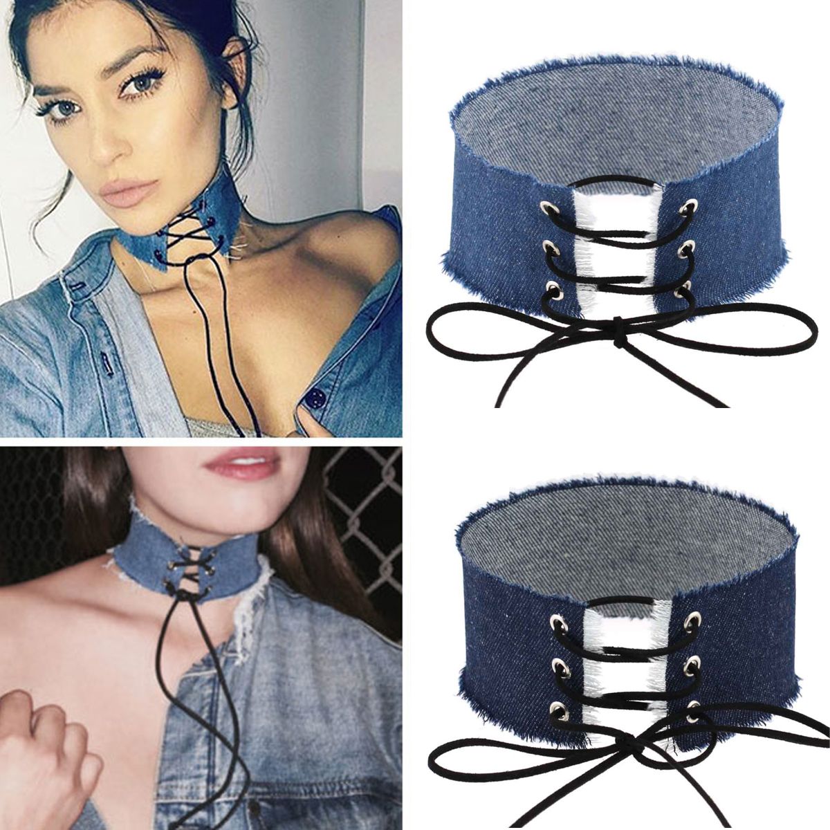 cloth neck choker
