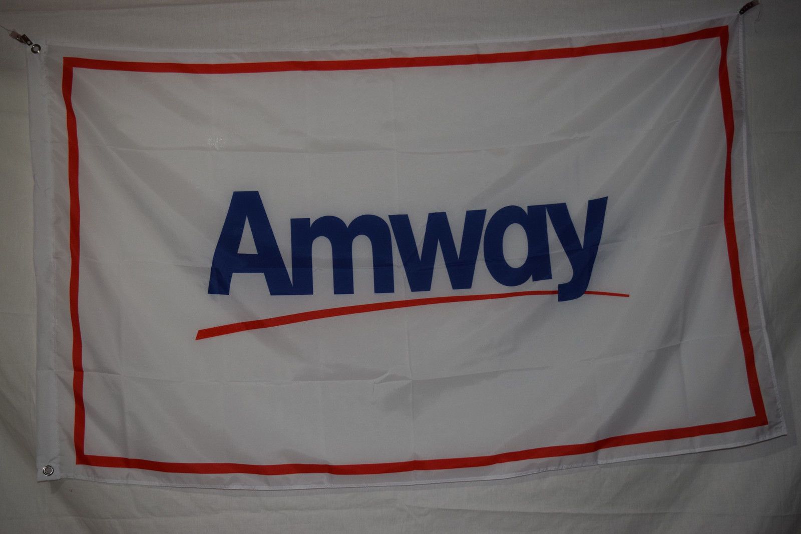 Amway Advertising Promotional White Banner Flag 3x5ft Custom