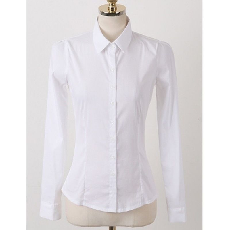 camisa blanca manga larga
