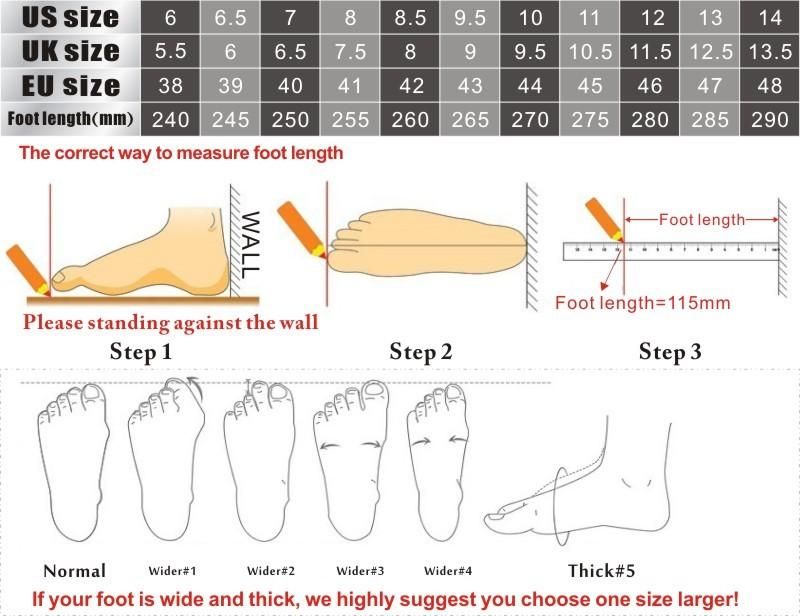 us size 6 shoe measurements