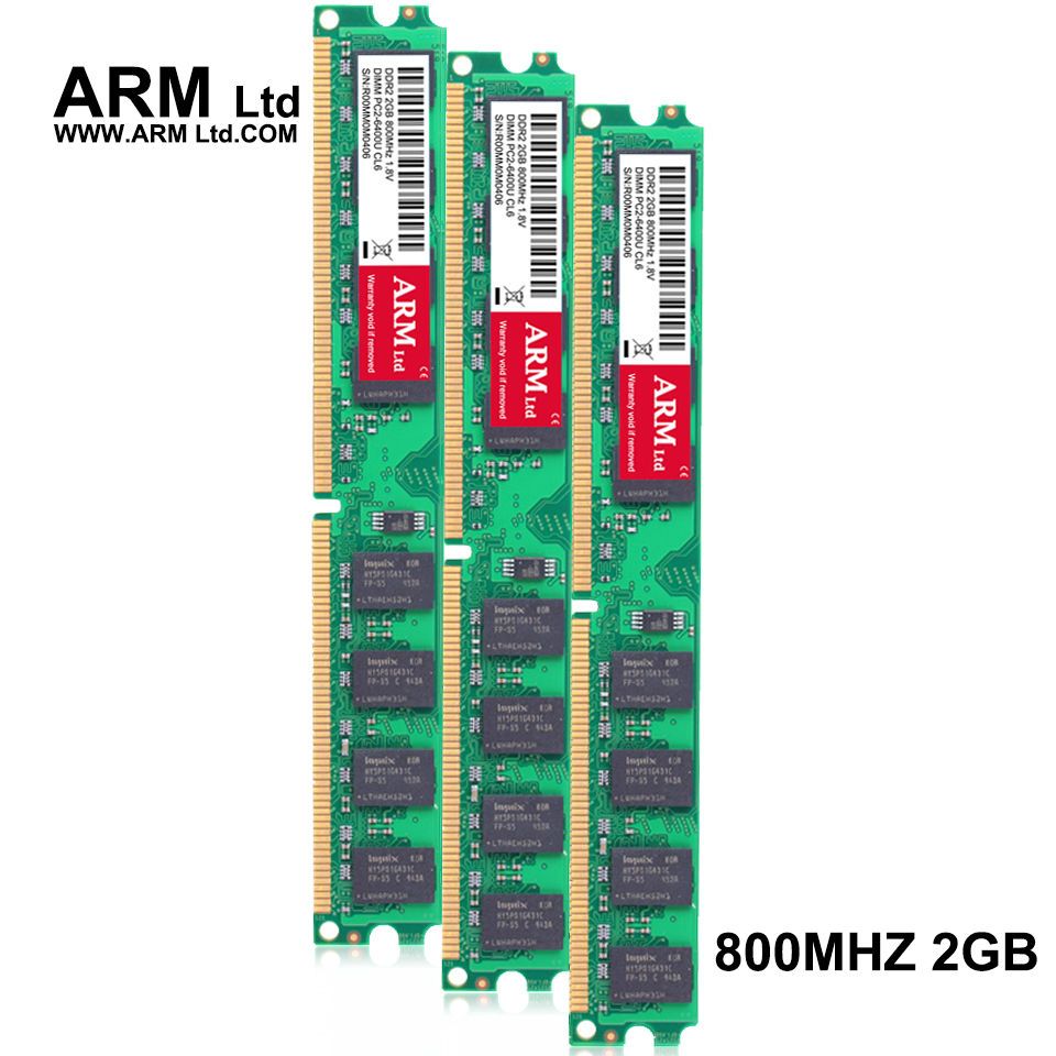 ARM Ltd 2Gb 800Mhz DDR2 6400 DIMM Desktop PC RAM Use Only AMD ...