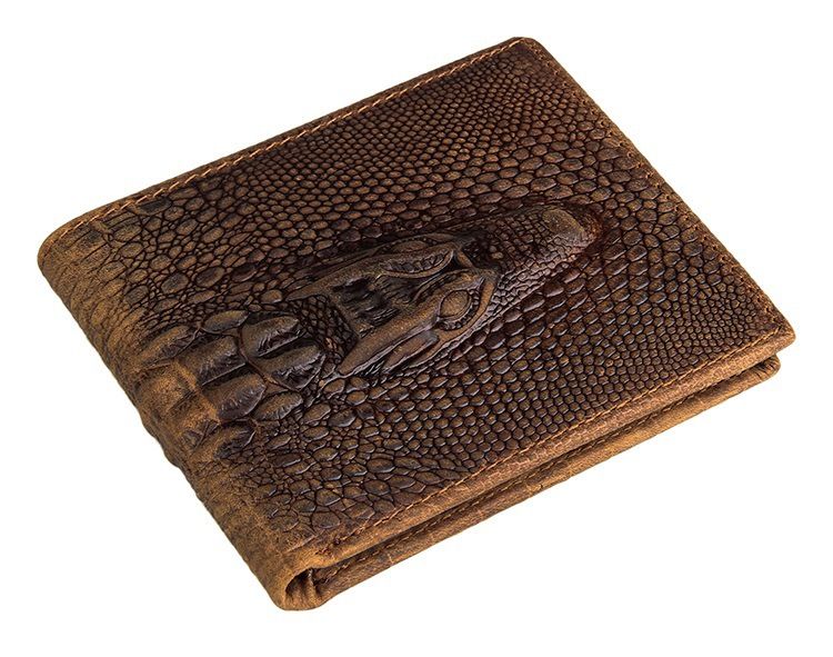 wallet crocodile leather