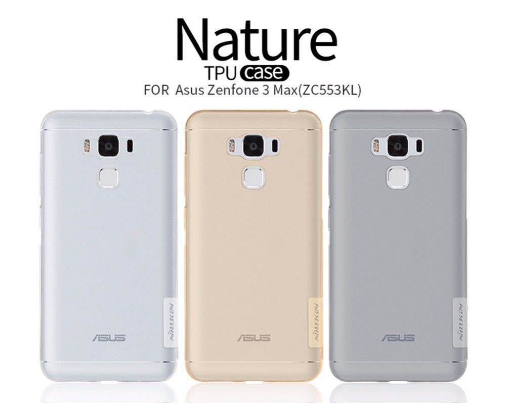 funda para Asus Zenfone 3 Max ZC553KL nature Funda transparente Clear de silicona