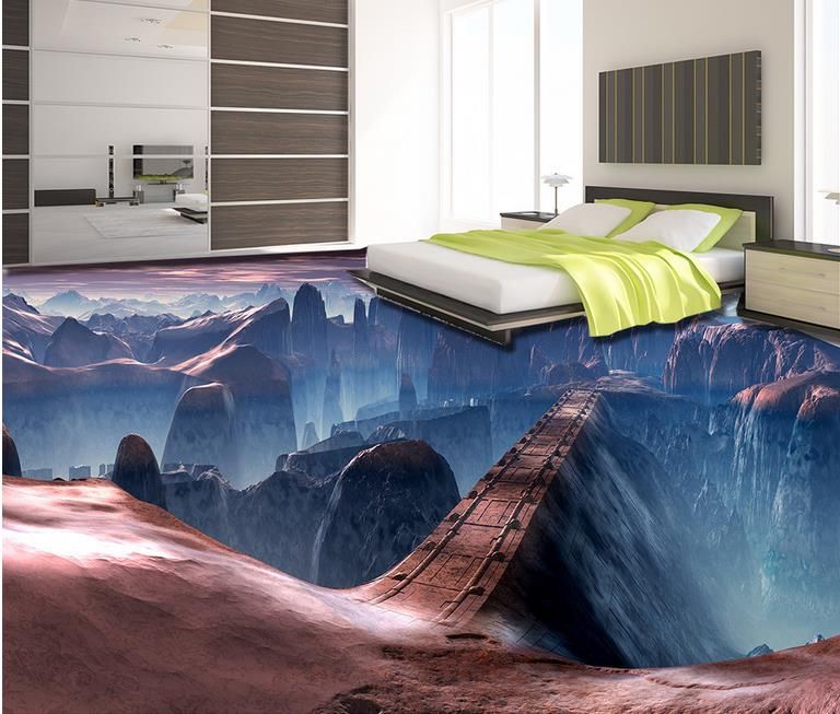 3d Floor Murals Custom Wallpaper For Walls 3 D Game Scene Bridge 3d Floor Self Adhesive Wallpaper High Res Wallpapers Free High Resolution Computer