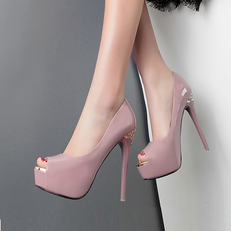 high heels nude color