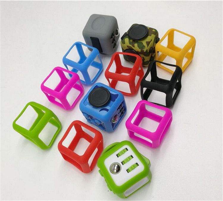 Funny Environmentally Abs Fidget Cube Toy Protect Case Magic Cube Cases Adult Kids Decompression Anxiety Protective Jacket Shell For Adhd From Phone Tele 0 26 Dhgate Com