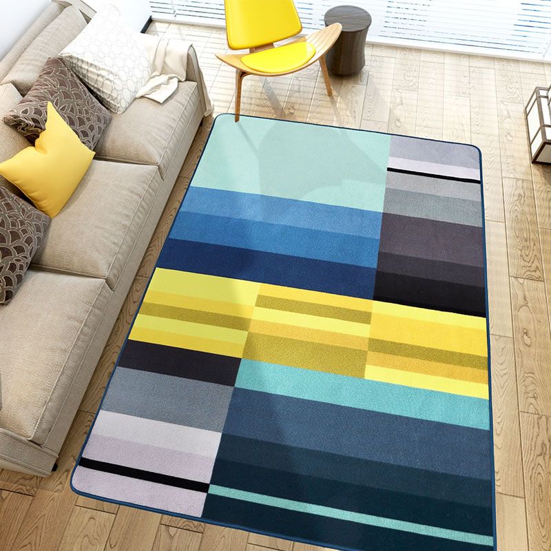 Modern Color Piece Arts Area Carpet Living Room Sofa Parlor