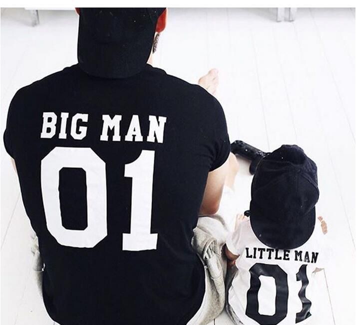 Son T Shirt Father And Baby Boy Letter 