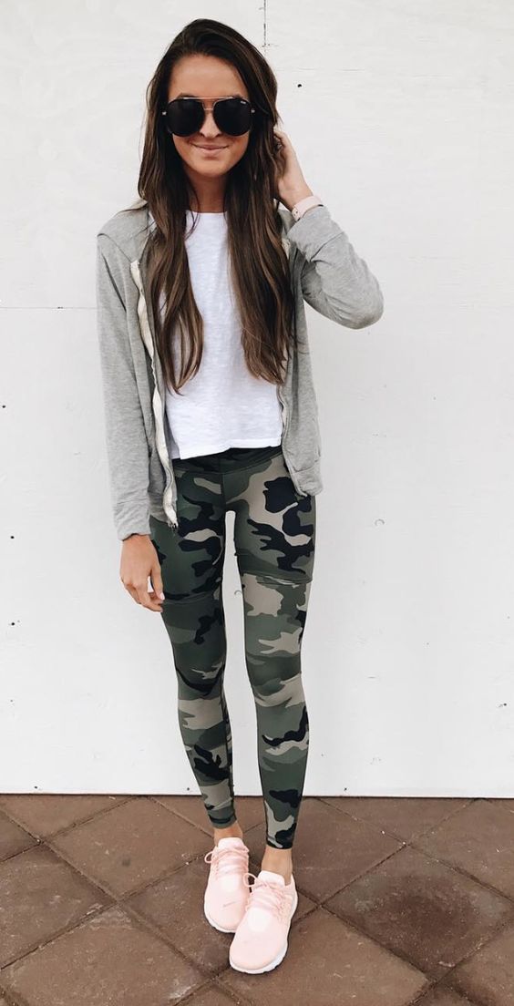 camo athletic leggings