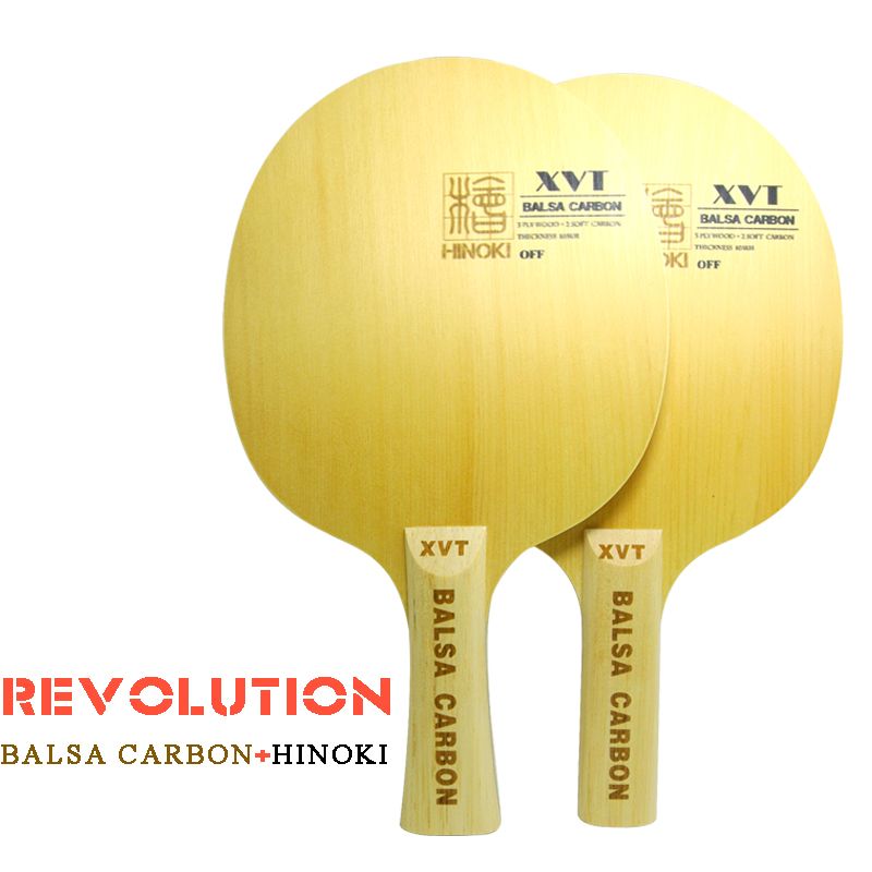 Wholesale XVT BALSA CARBON Hinoki Table Tennis Blade/ Ping Pong Blade