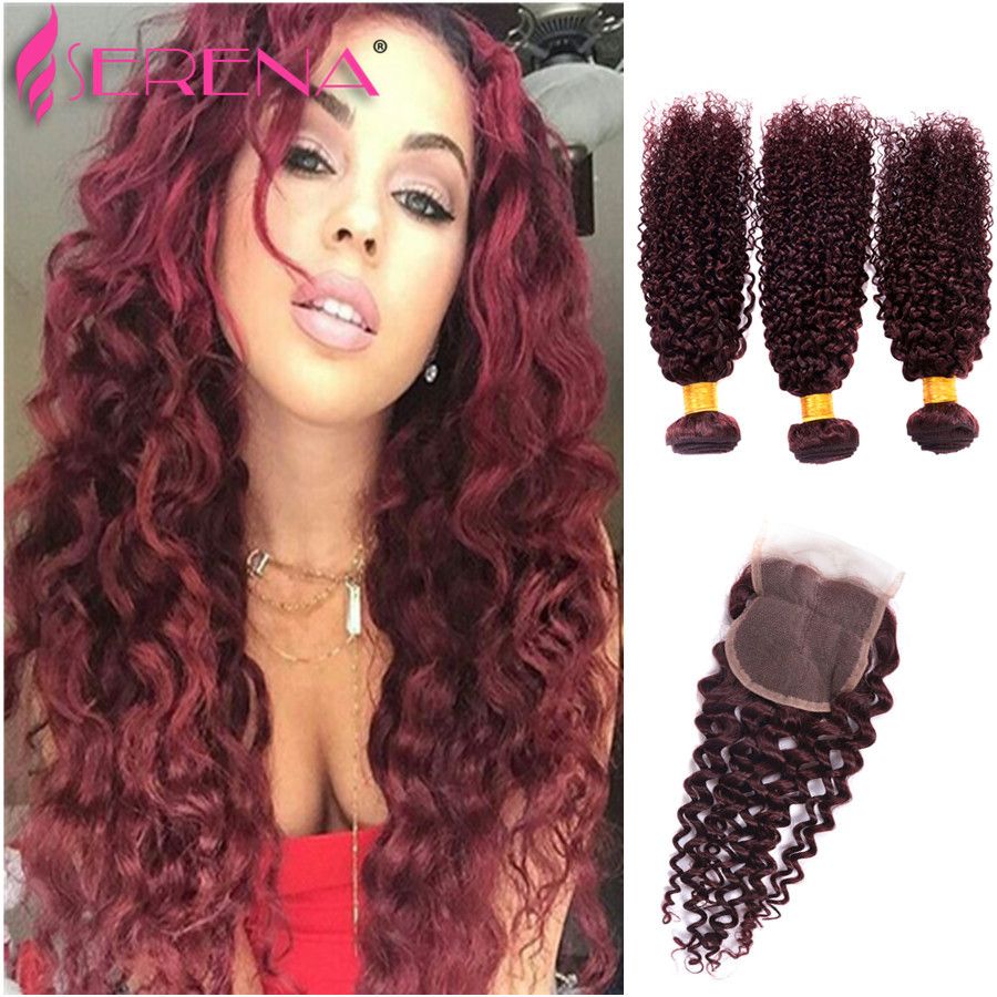 2020 Sale Cheap 100g Bundles Curly Weave Human Hair With Closure