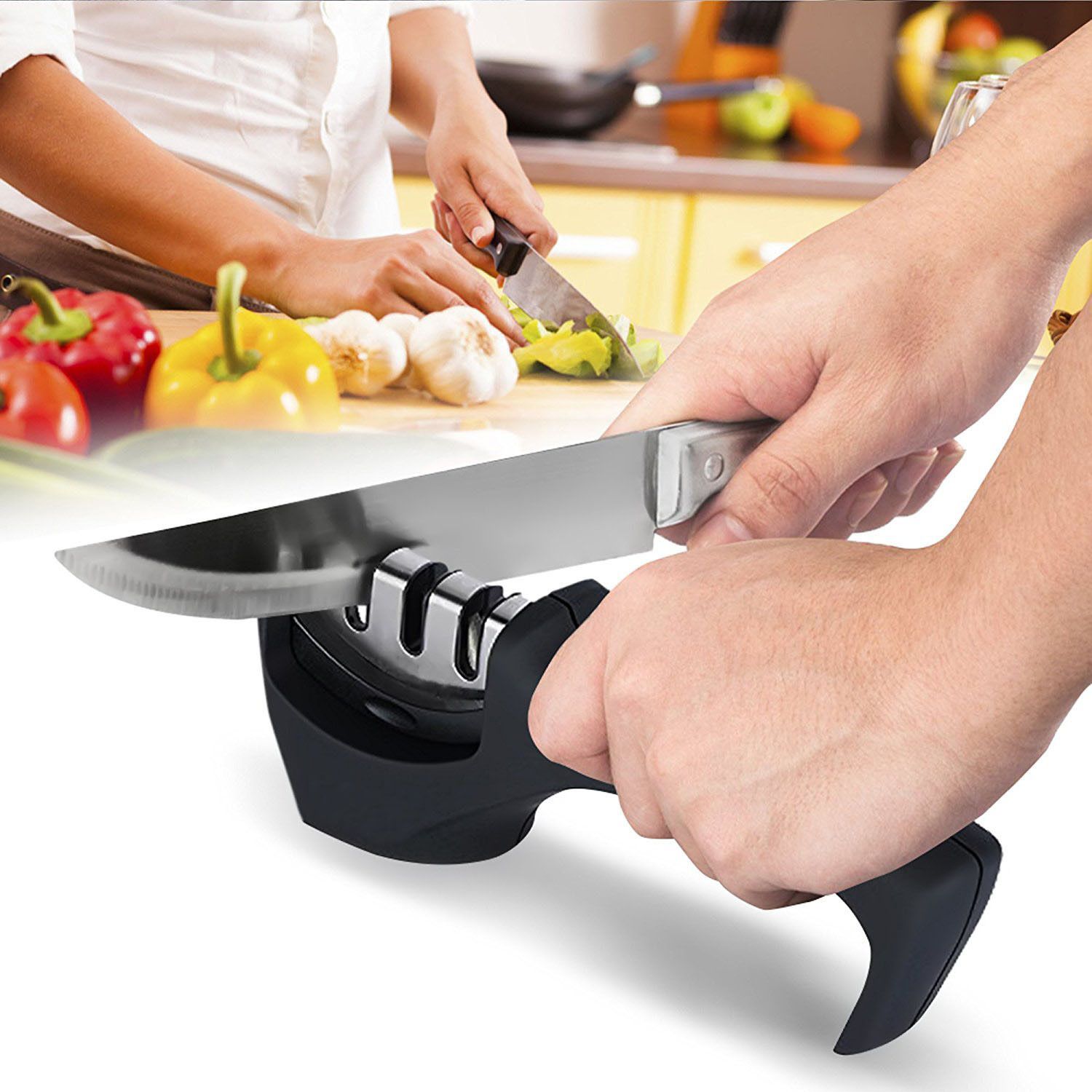 3 stone knife sharpener