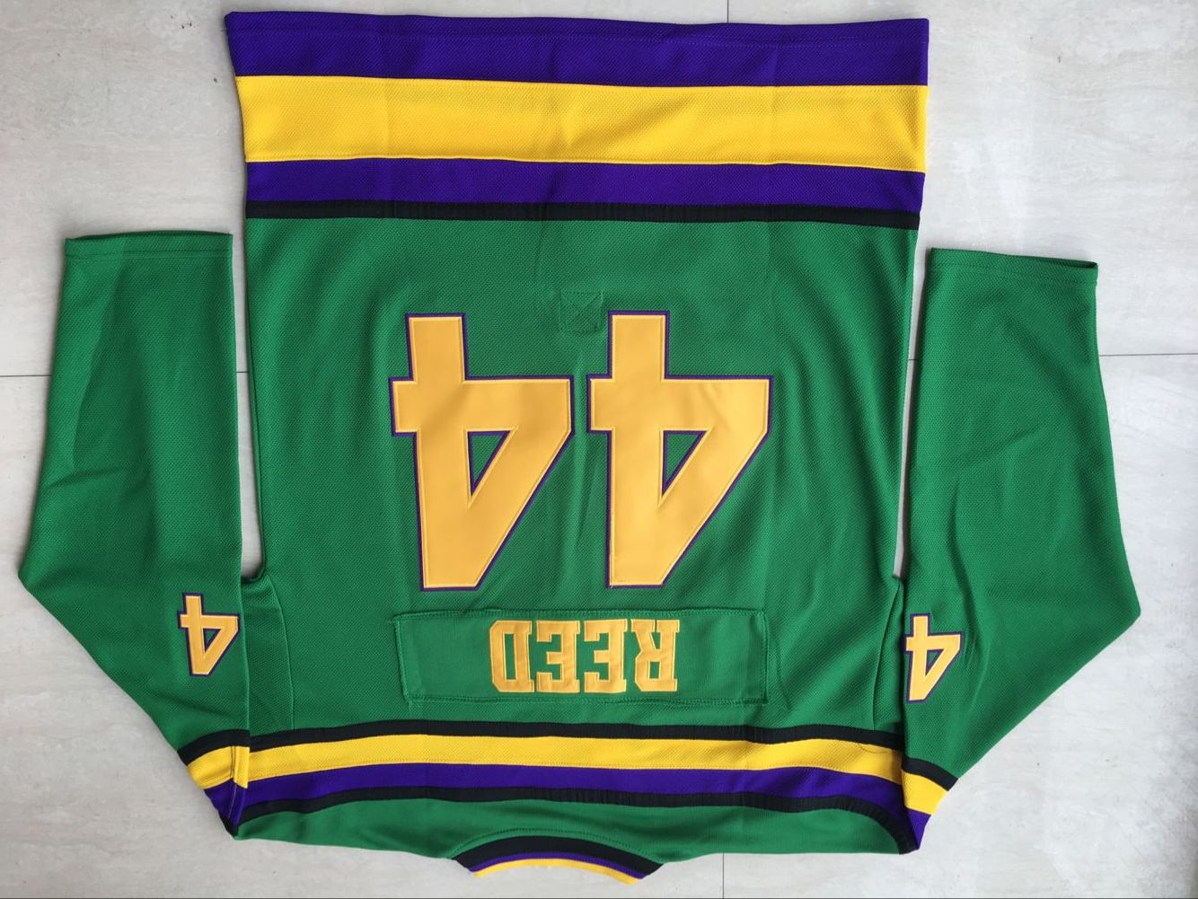 Greg Goldberg Mighty Ducks Jersey 44 Fulton Reed Jersey 66 Gordon