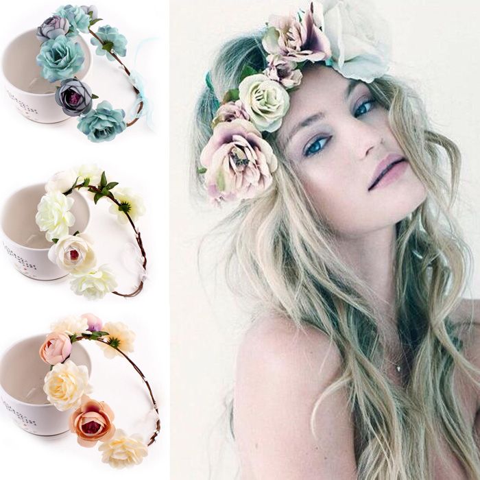 flower halo headband