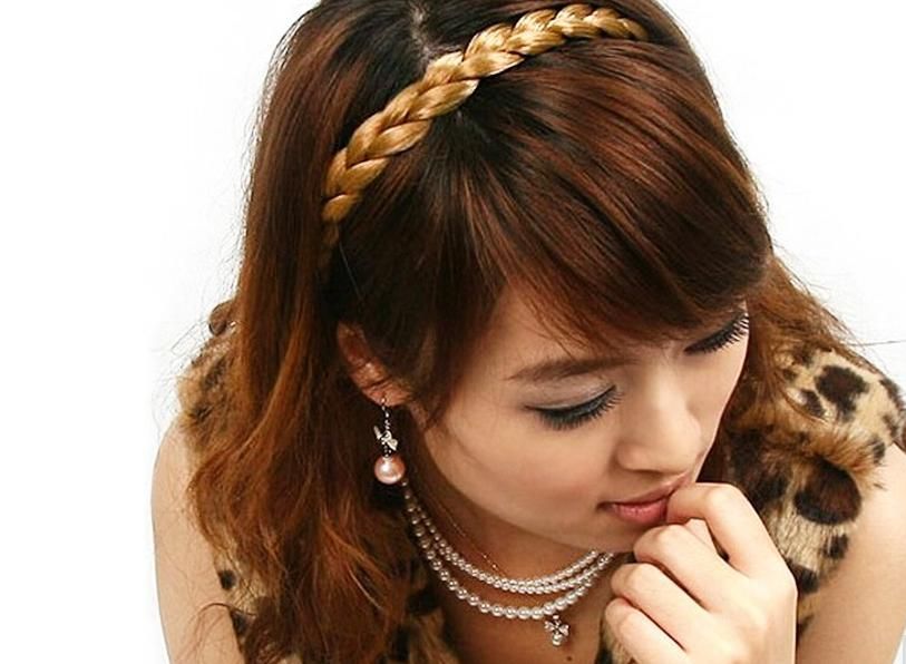 2016 Head Bands For Women Headband Fashion Brown Cute Lady Girl