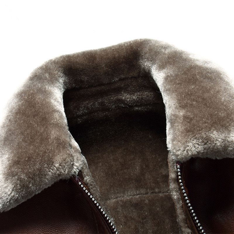 jaqueta couro forrada masculina