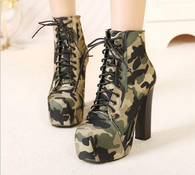 army heel boots