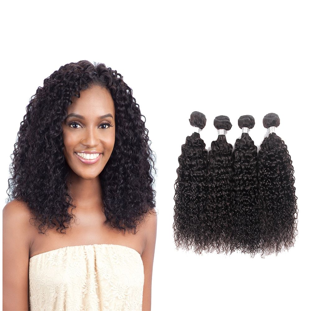 Full Ends 7a Grade Unprocessed Kinky Curly Indian Hair Weaving